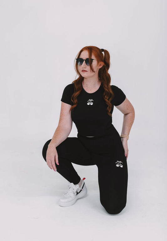 Soft Form Top ~ Midnight Black