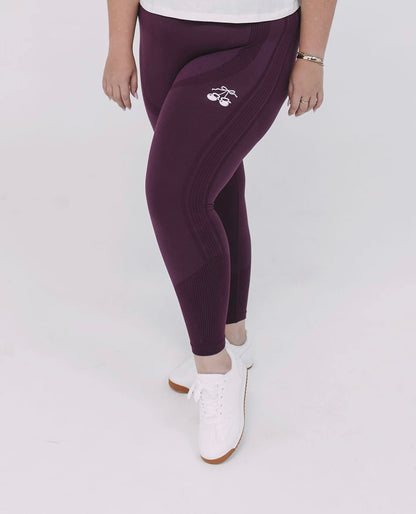 Soft Move Legging ~ Cherry Plum