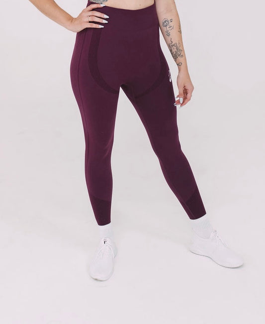 Soft Move Legging ~ Cherry Plum